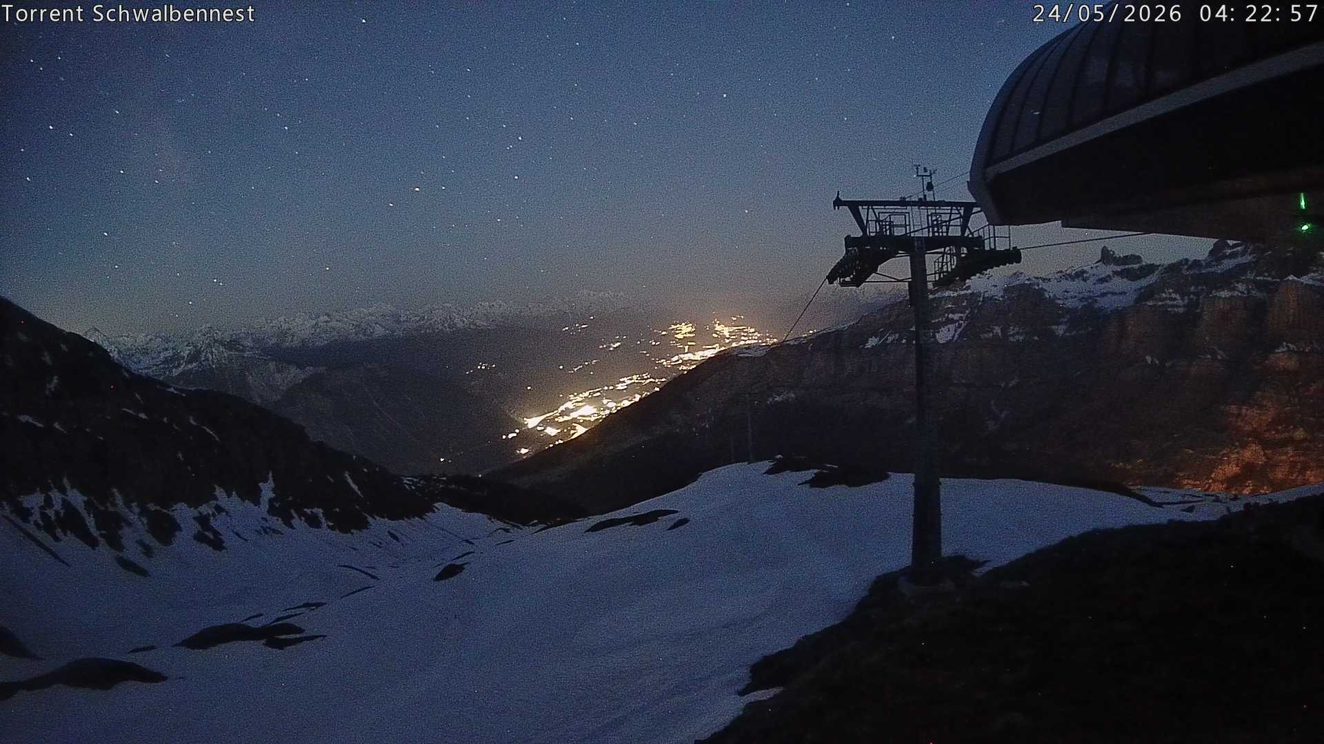 Archived image Webcam Schwalbennest- Leukerbad