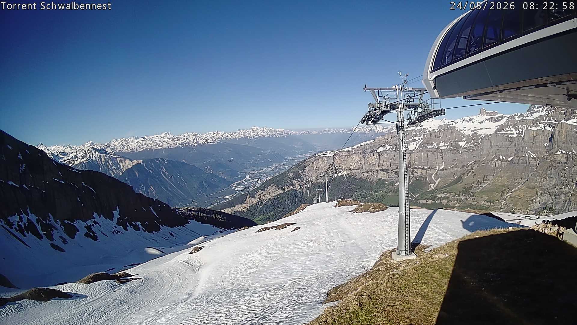 Archived image Webcam Schwalbennest- Leukerbad