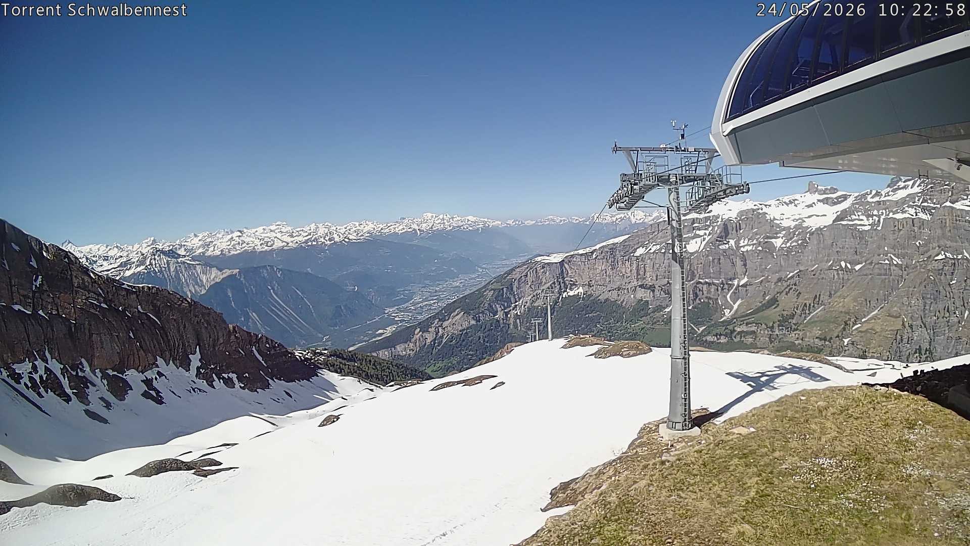 Archived image Webcam Schwalbennest- Leukerbad