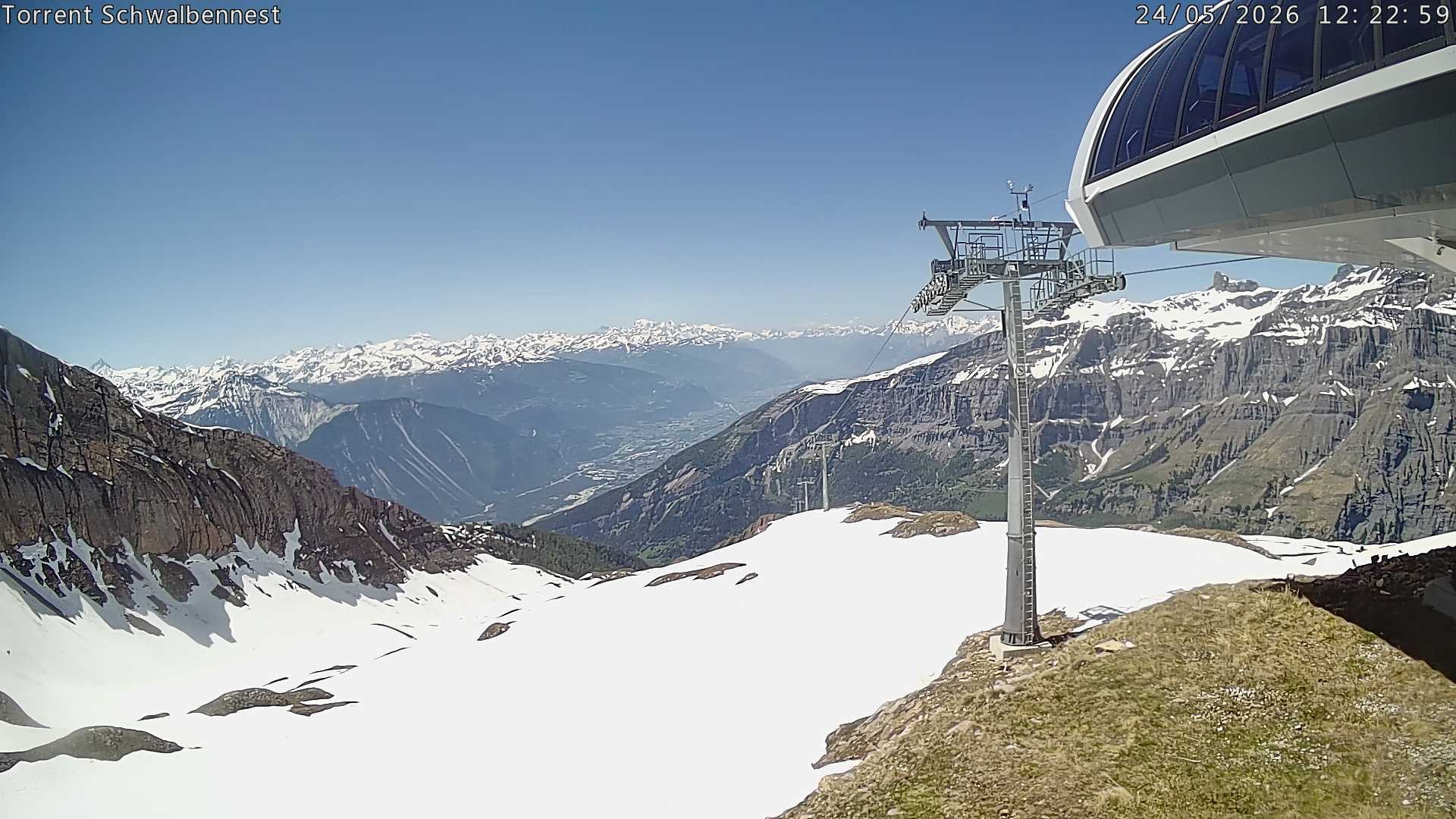 Archived image Webcam Schwalbennest- Leukerbad