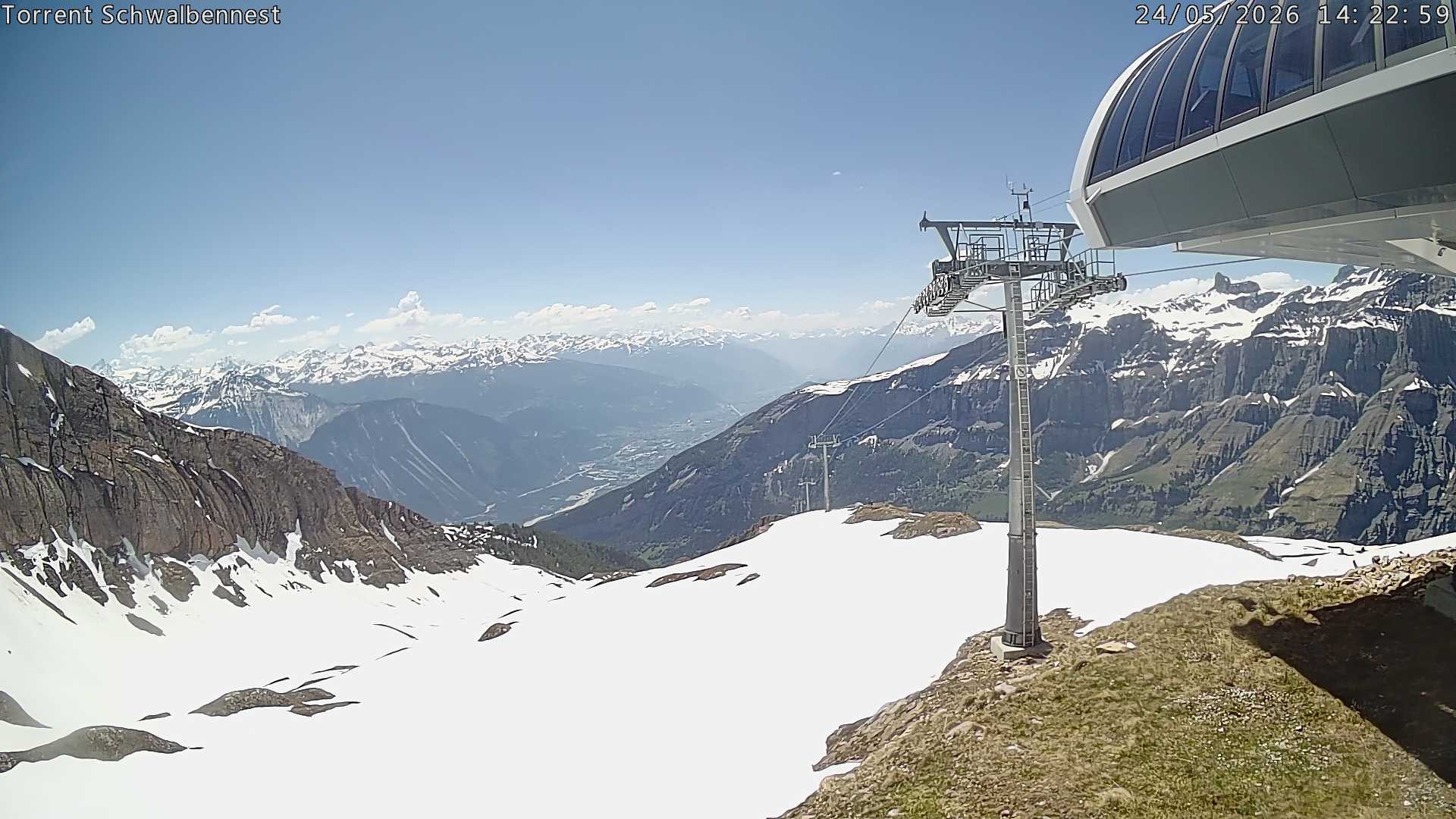 Archived image Webcam Schwalbennest- Leukerbad