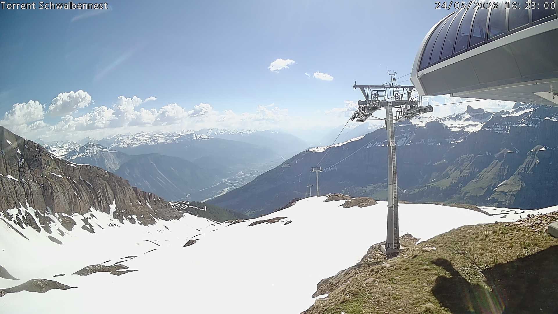 Archived image Webcam Schwalbennest- Leukerbad