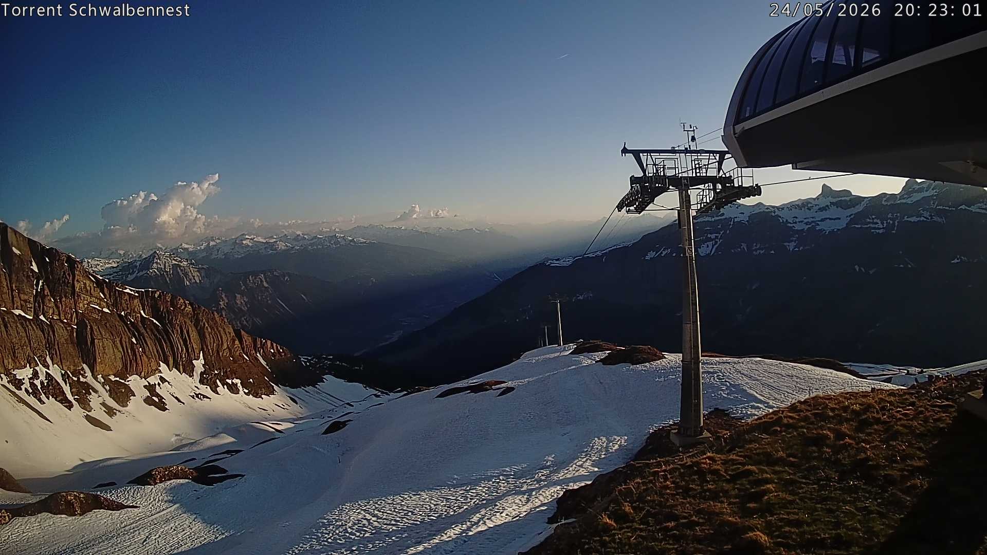Archived image Webcam Schwalbennest- Leukerbad