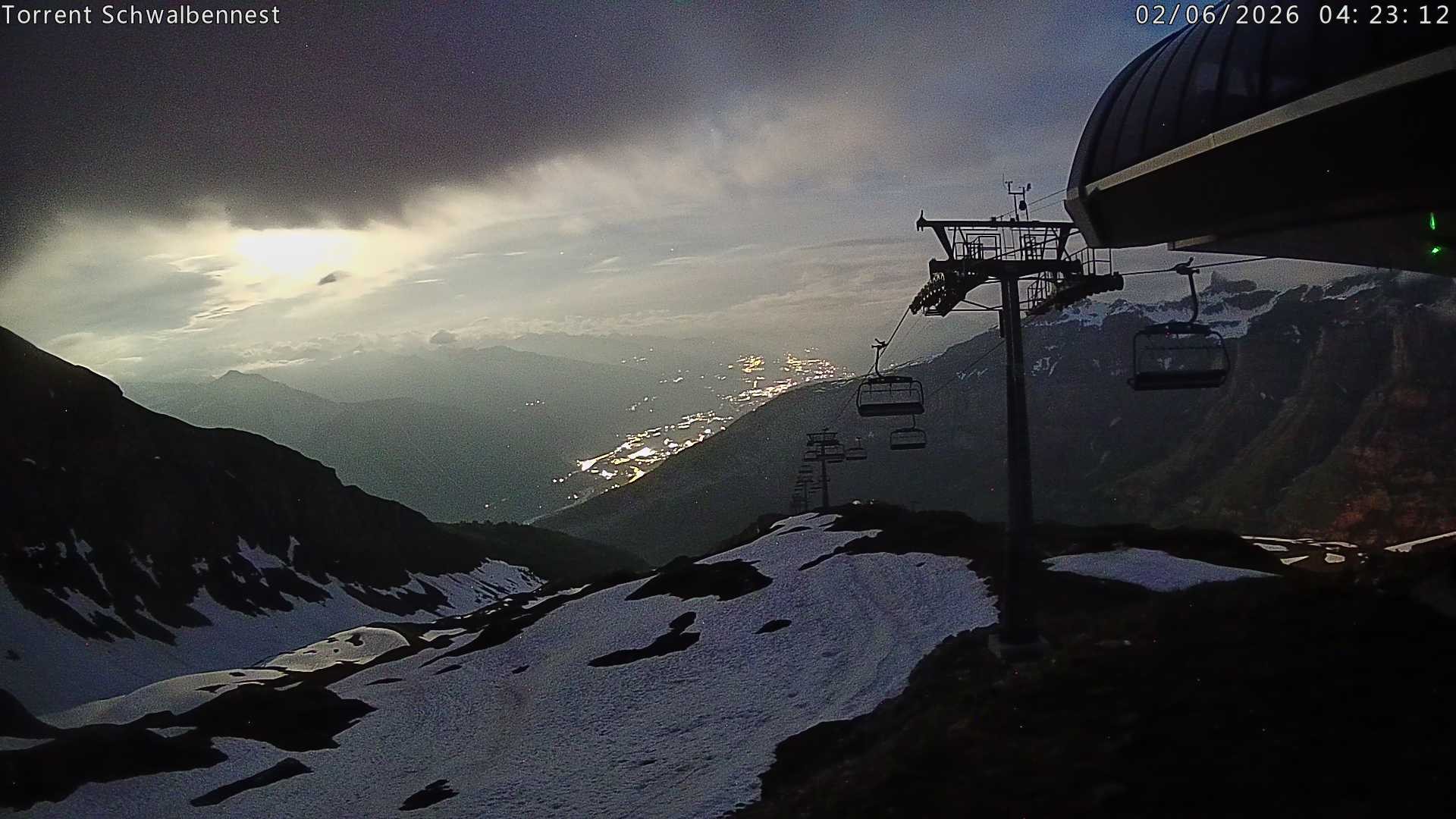 Archived image Webcam Schwalbennest- Leukerbad