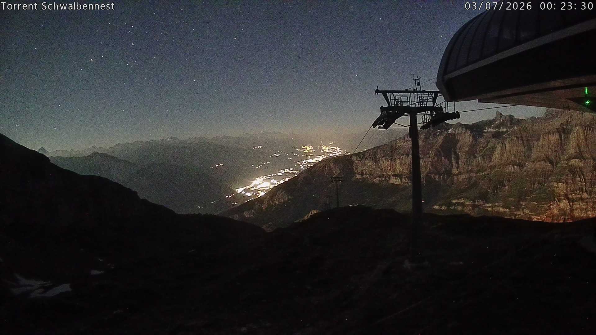 Archived image Webcam Schwalbennest- Leukerbad