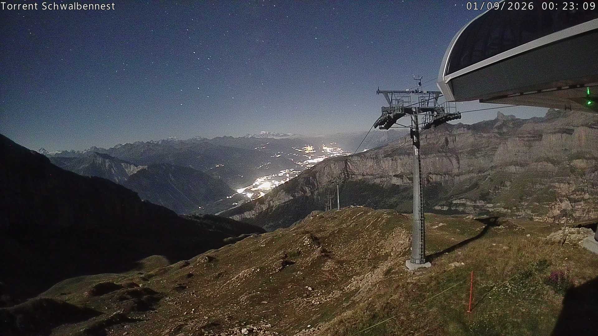 Archived image Webcam Schwalbennest- Leukerbad