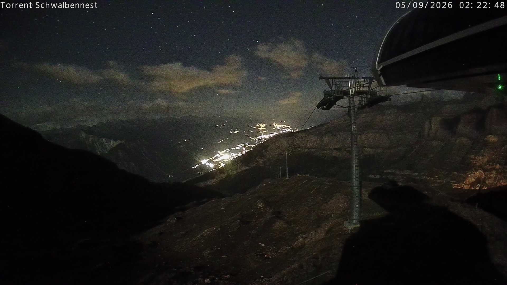 Archived image Webcam Schwalbennest- Leukerbad