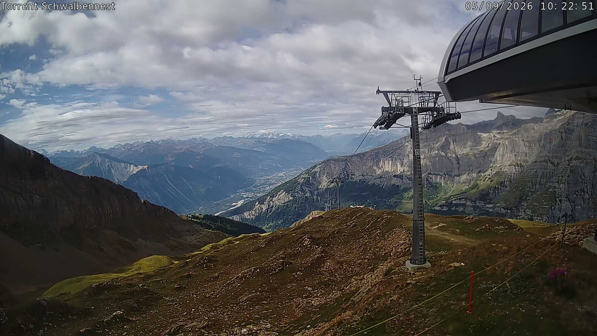 Archived image Webcam Schwalbennest- Leukerbad
