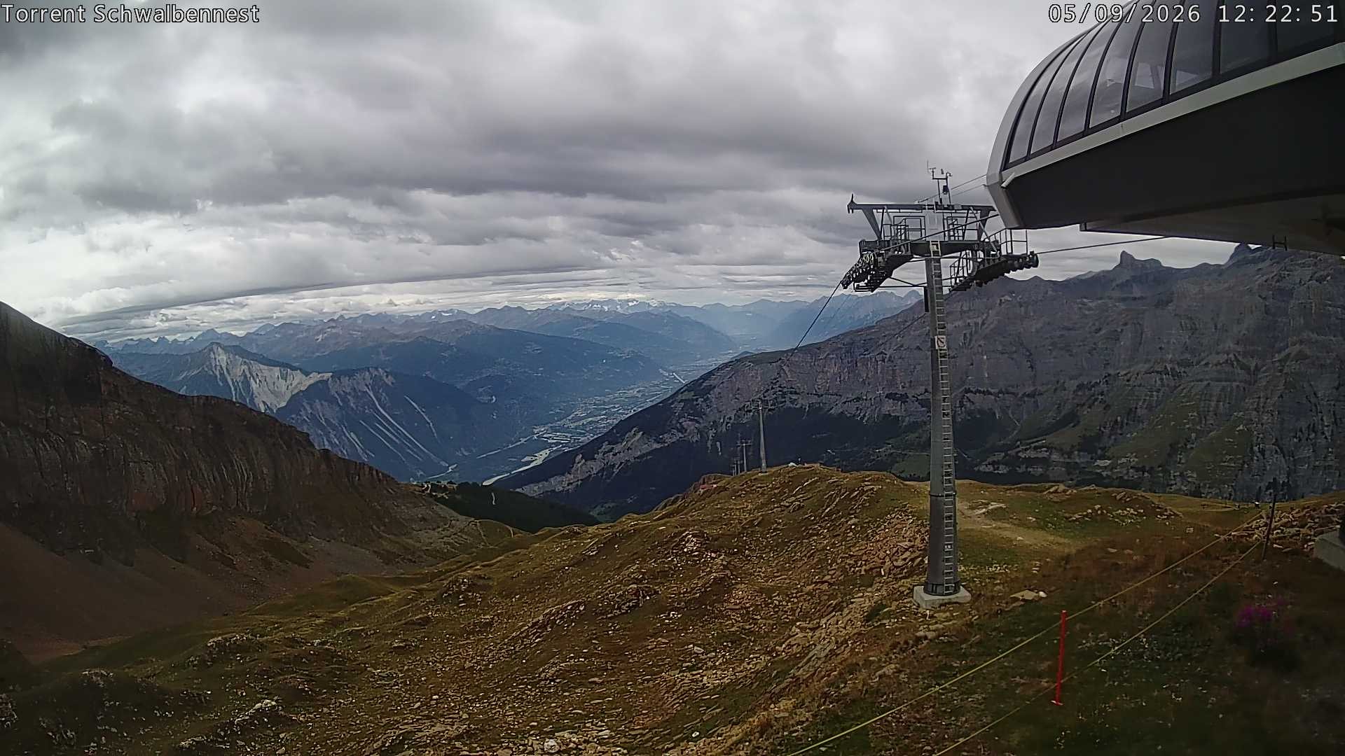 Archived image Webcam Schwalbennest- Leukerbad