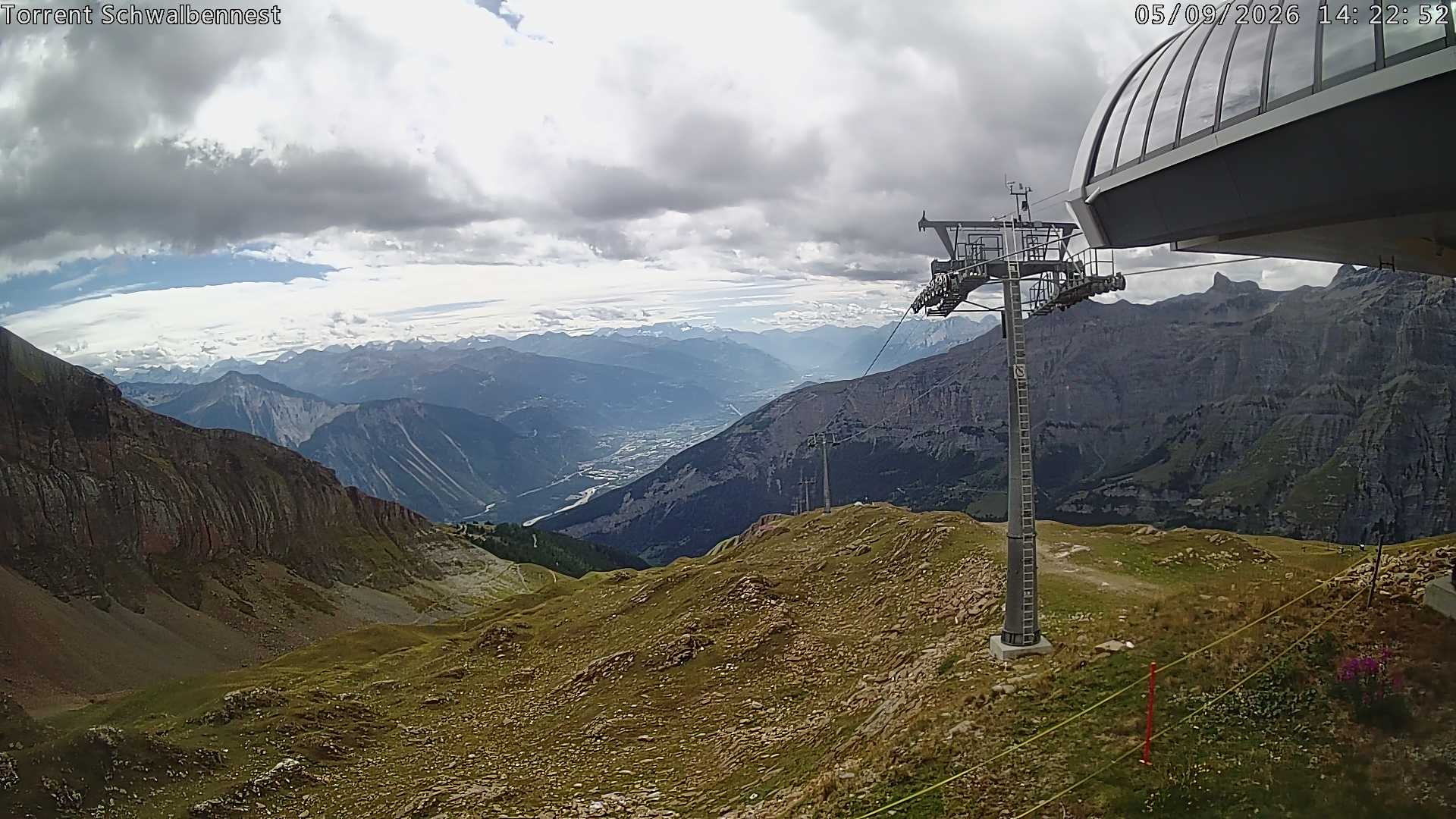 Archived image Webcam Schwalbennest- Leukerbad