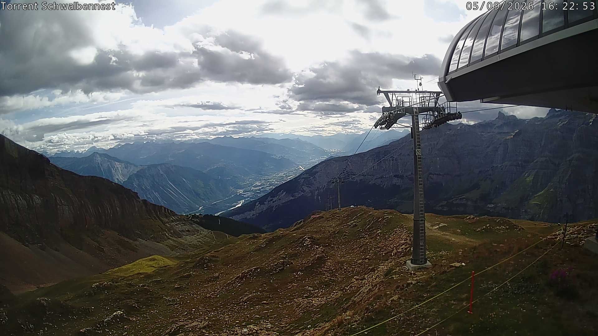 Archived image Webcam Schwalbennest- Leukerbad