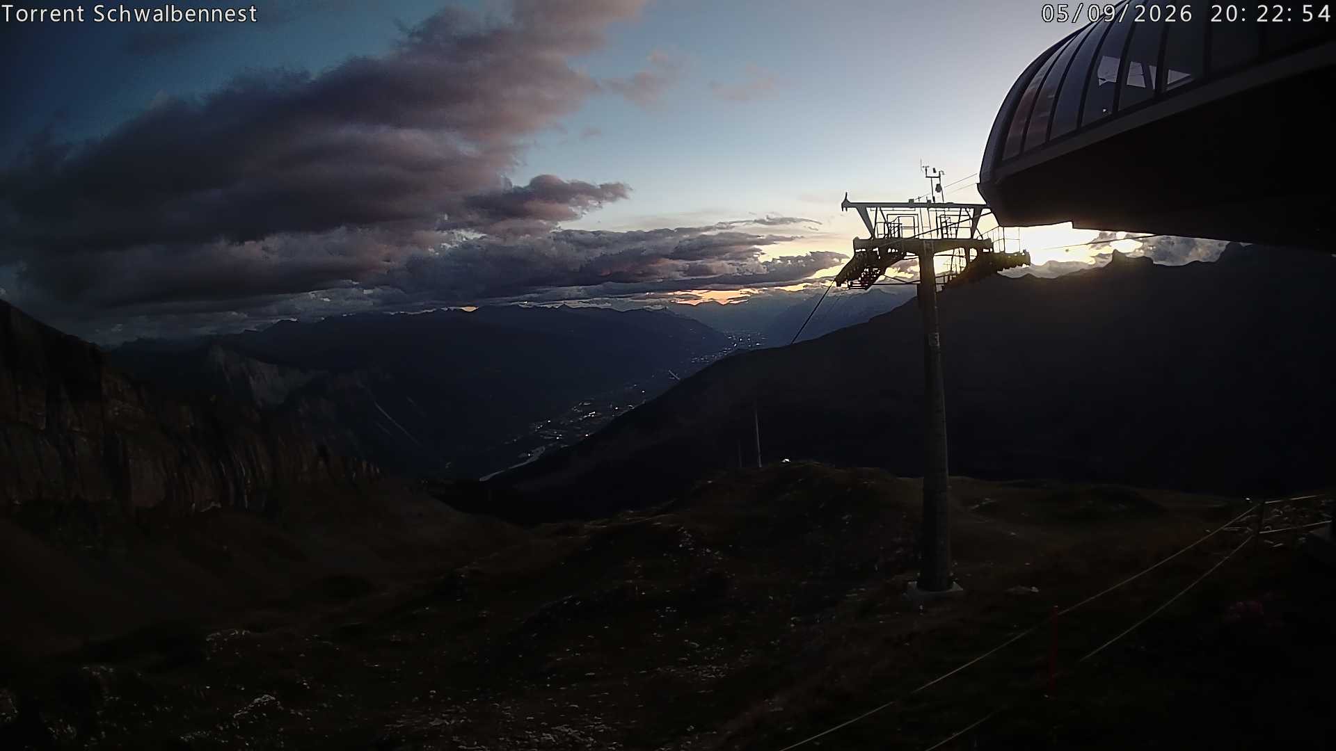 Archived image Webcam Schwalbennest- Leukerbad