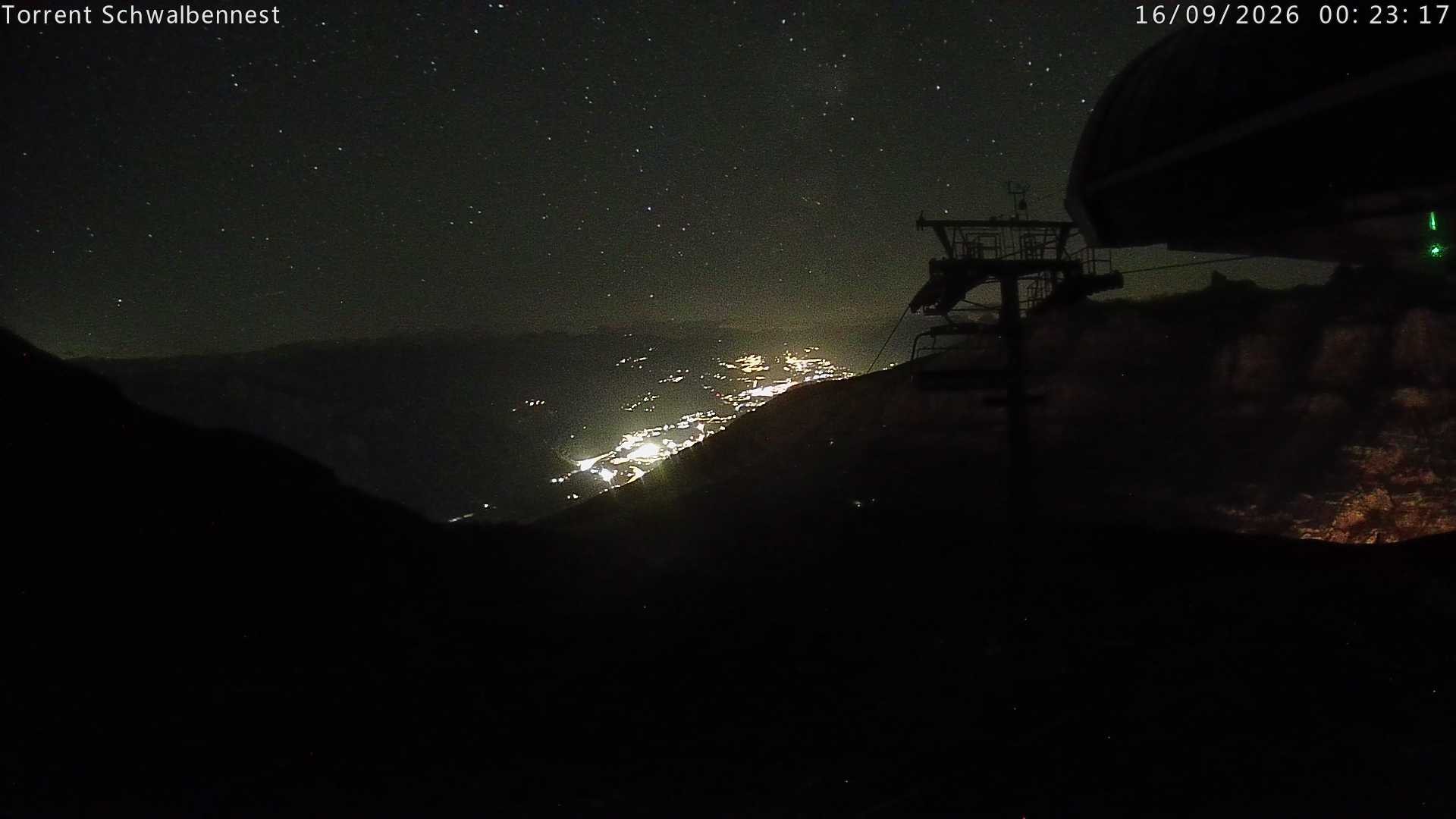 Archived image Webcam Schwalbennest- Leukerbad