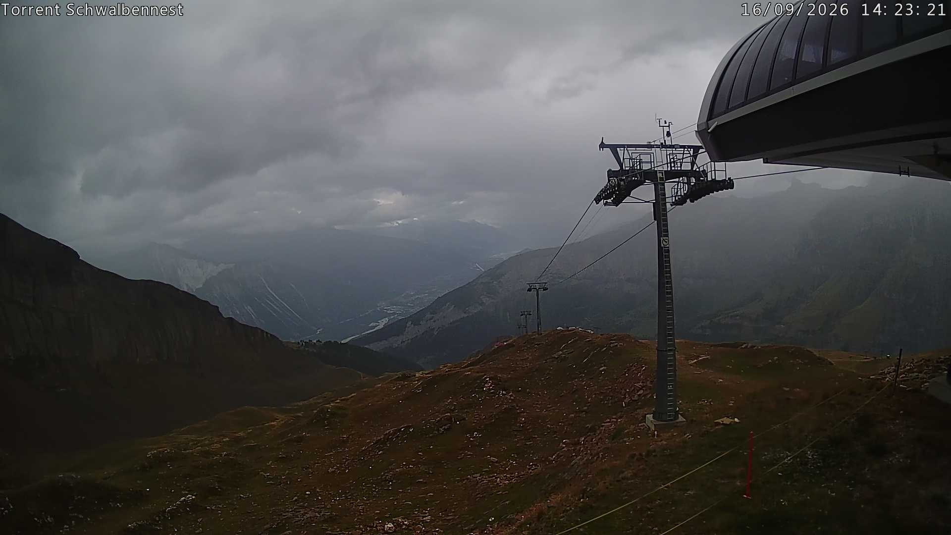 Archived image Webcam Schwalbennest- Leukerbad