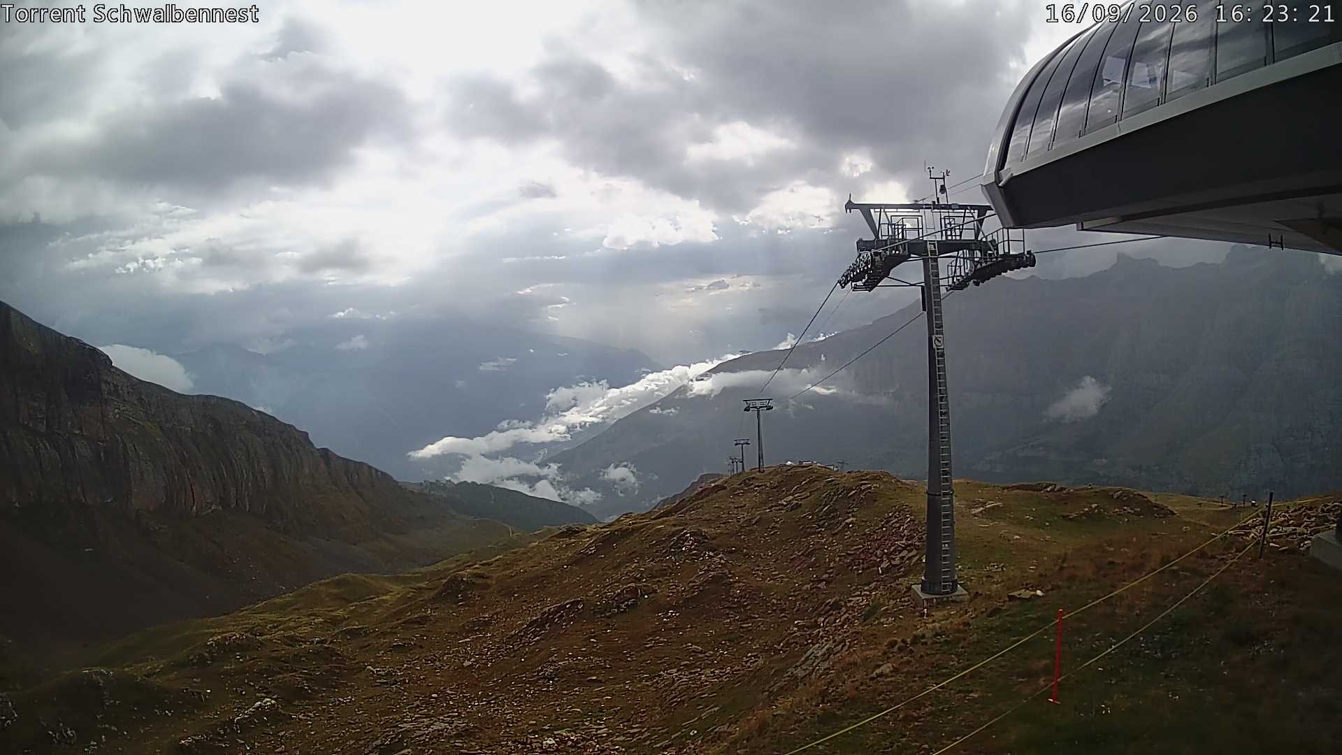 Archived image Webcam Schwalbennest- Leukerbad