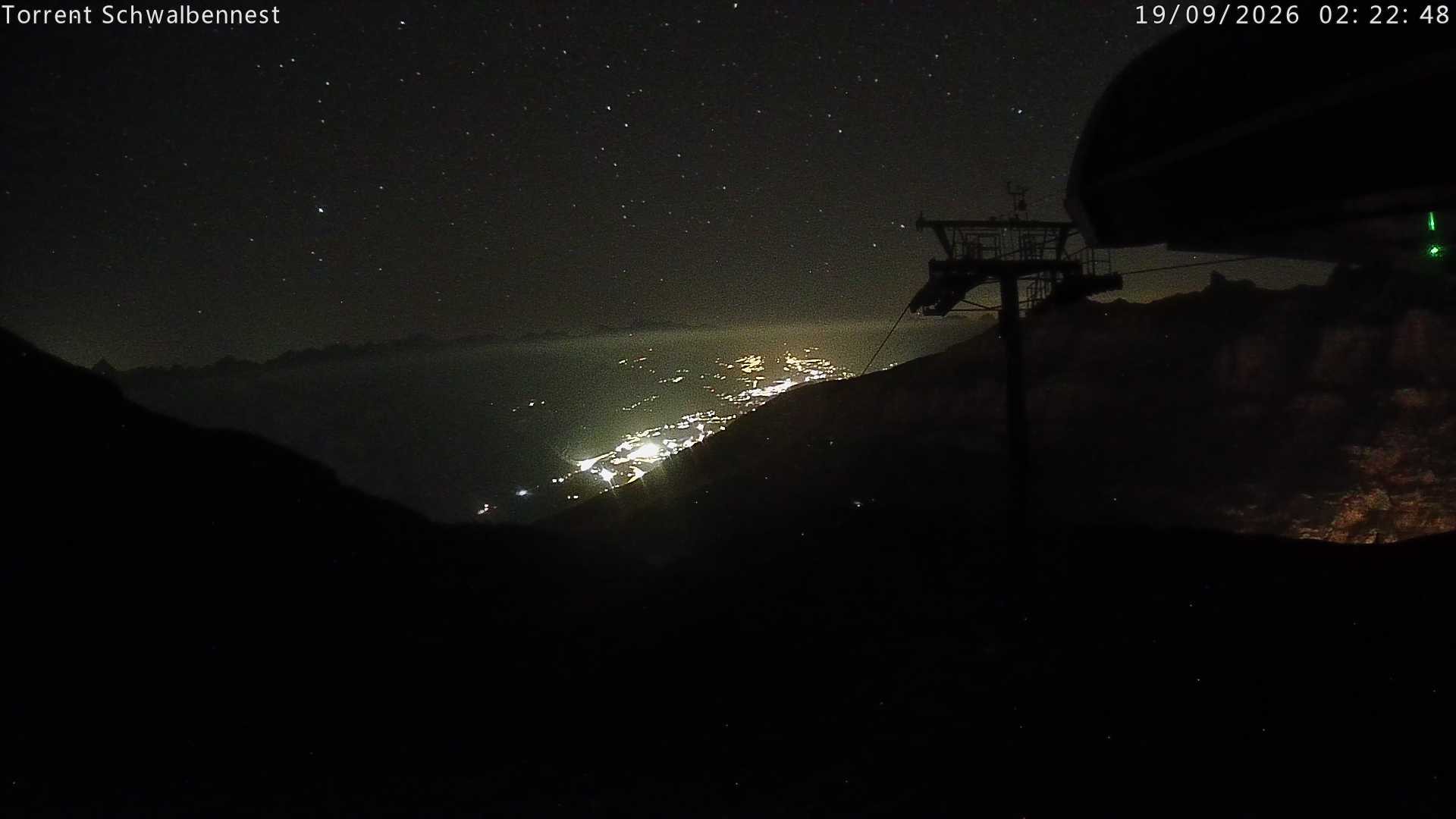 Archived image Webcam Schwalbennest- Leukerbad