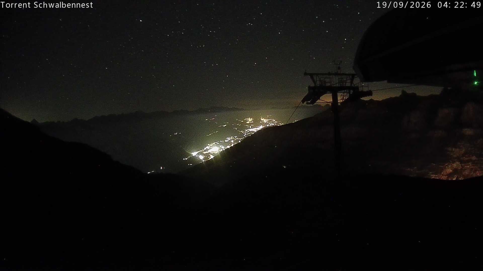 Archived image Webcam Schwalbennest- Leukerbad