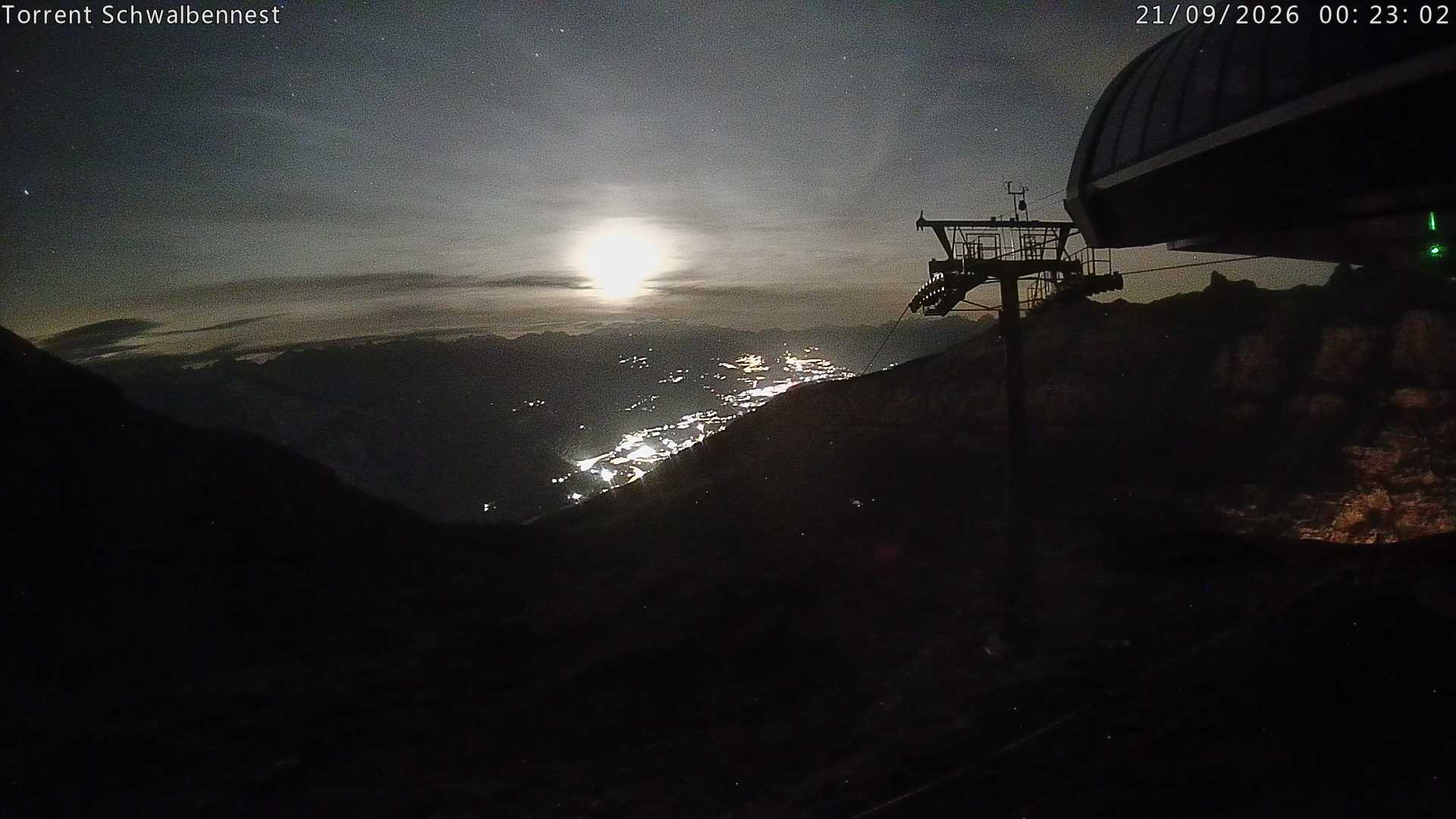 Archived image Webcam Schwalbennest- Leukerbad