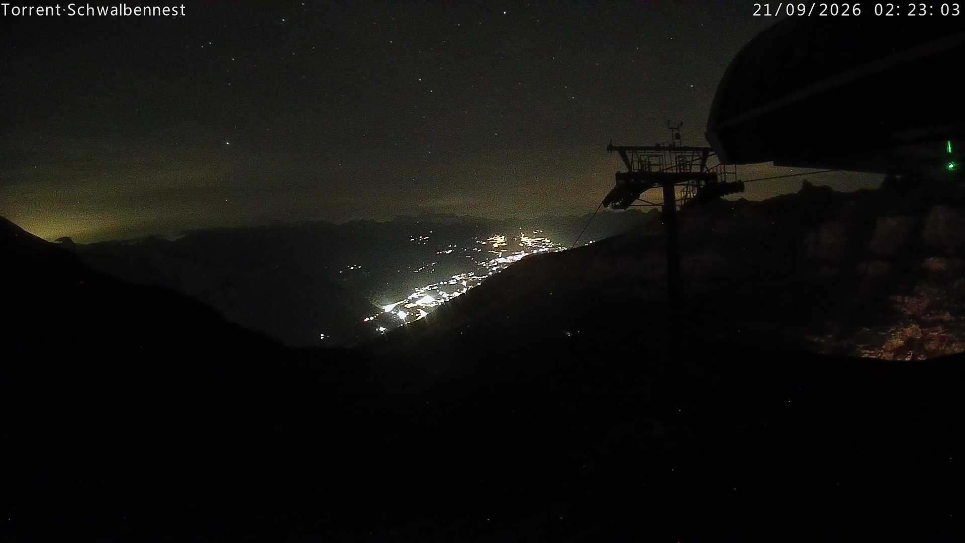 Archived image Webcam Schwalbennest- Leukerbad