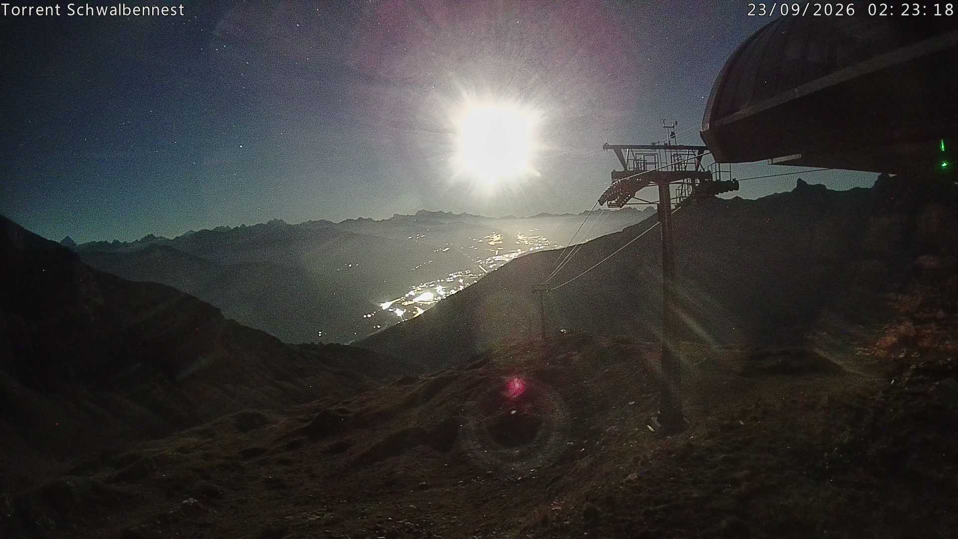 Archived image Webcam Schwalbennest- Leukerbad