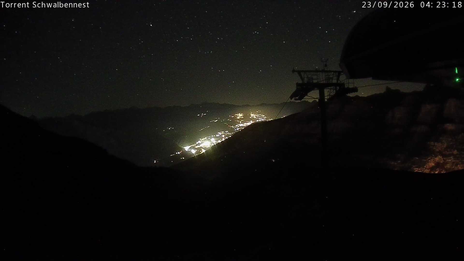Archived image Webcam Schwalbennest- Leukerbad