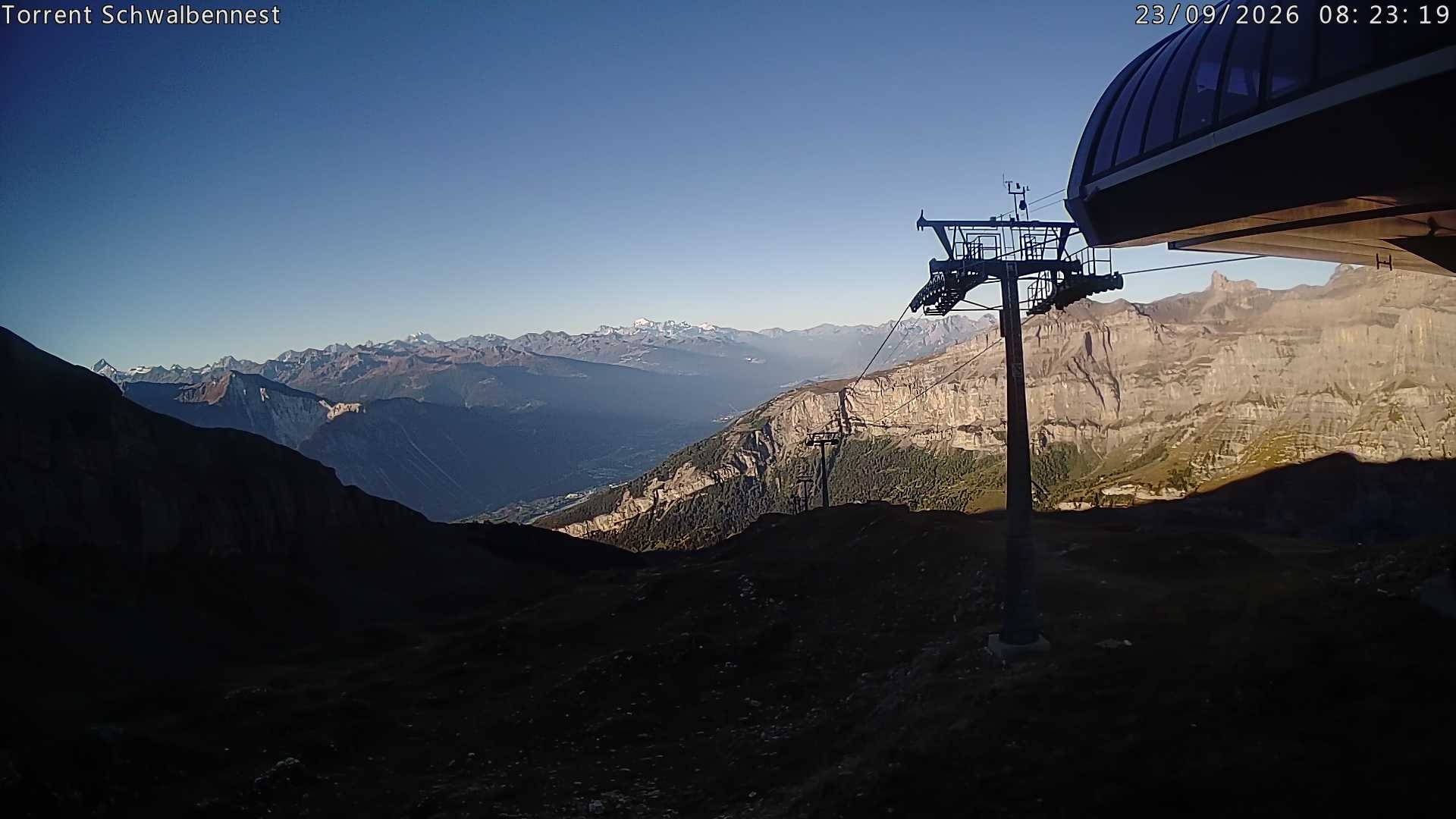 Archived image Webcam Schwalbennest- Leukerbad
