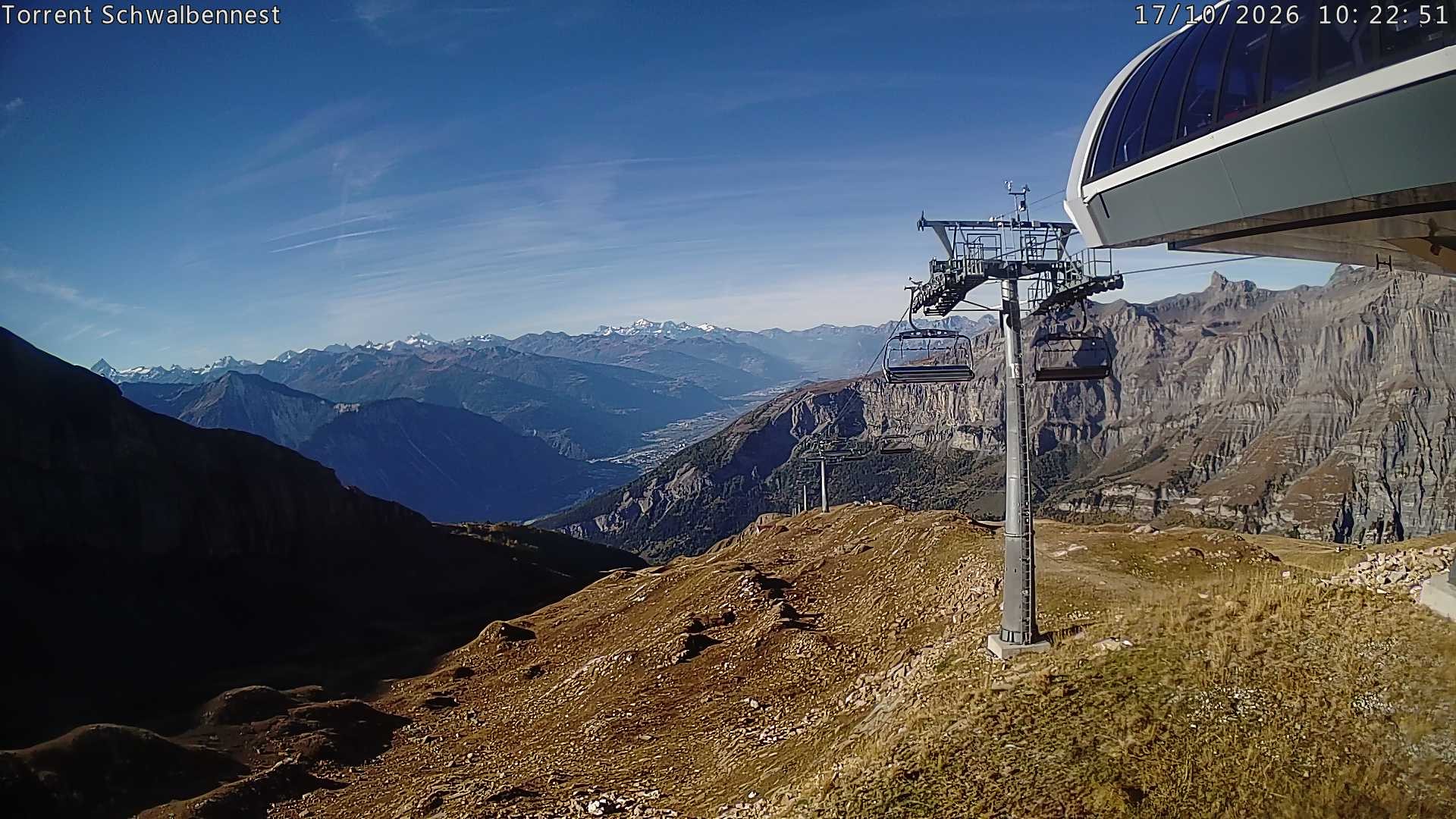 Archived image Webcam Schwalbennest- Leukerbad