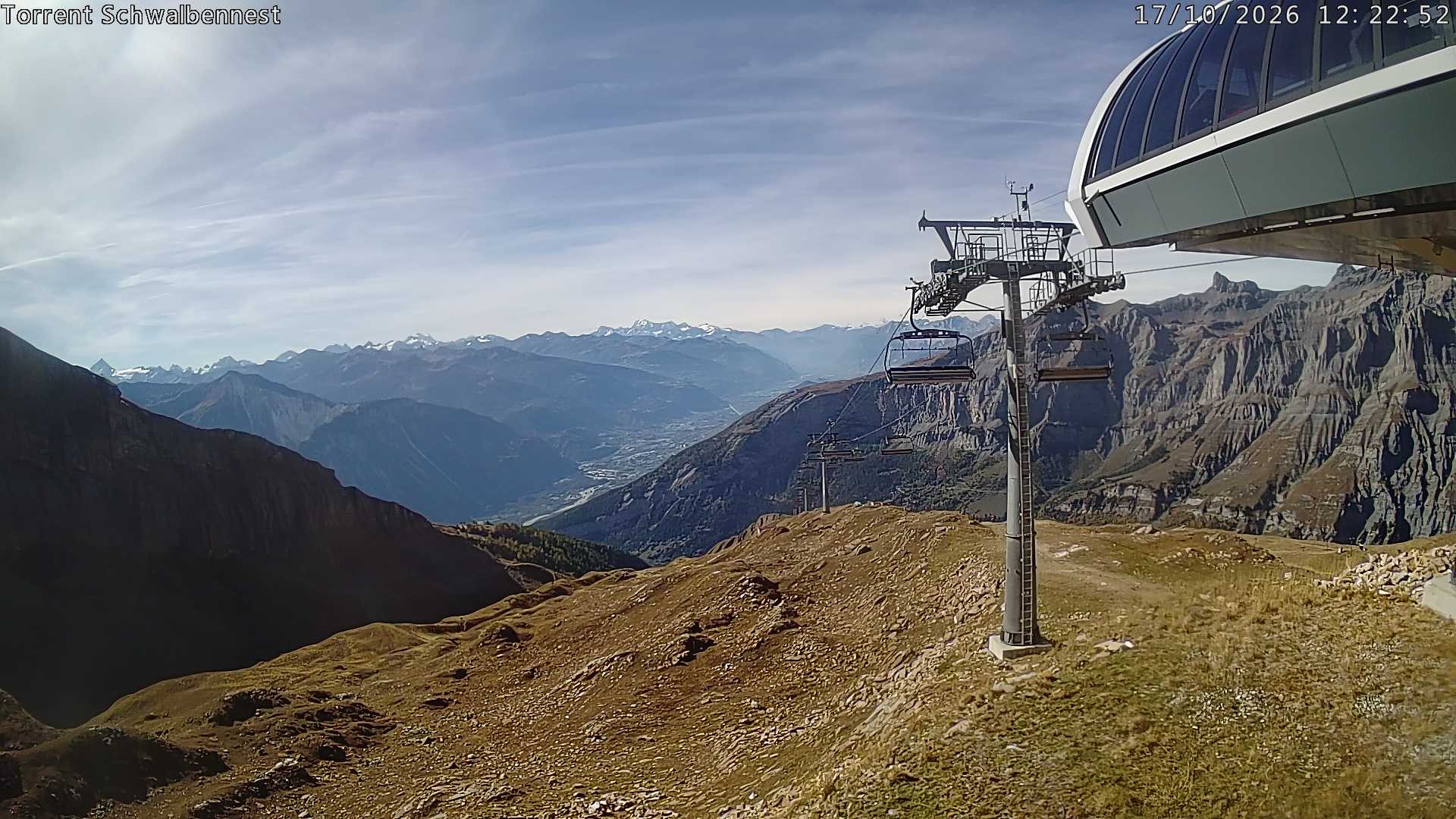 Archived image Webcam Schwalbennest- Leukerbad