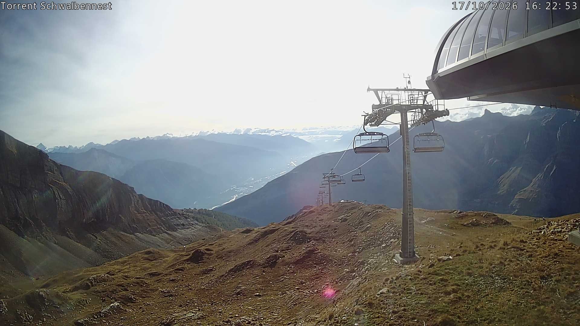 Archived image Webcam Schwalbennest- Leukerbad