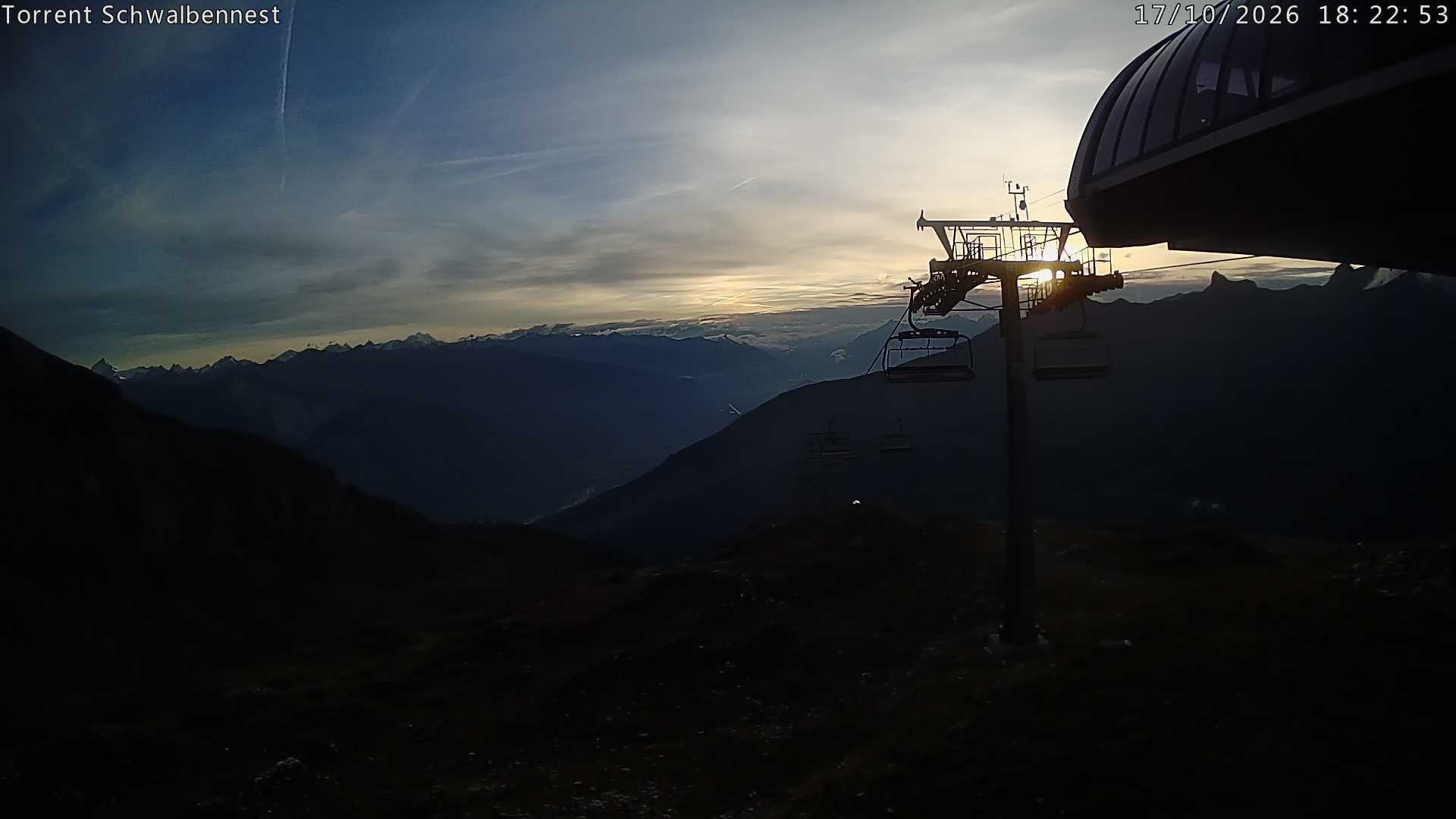 Archived image Webcam Schwalbennest- Leukerbad