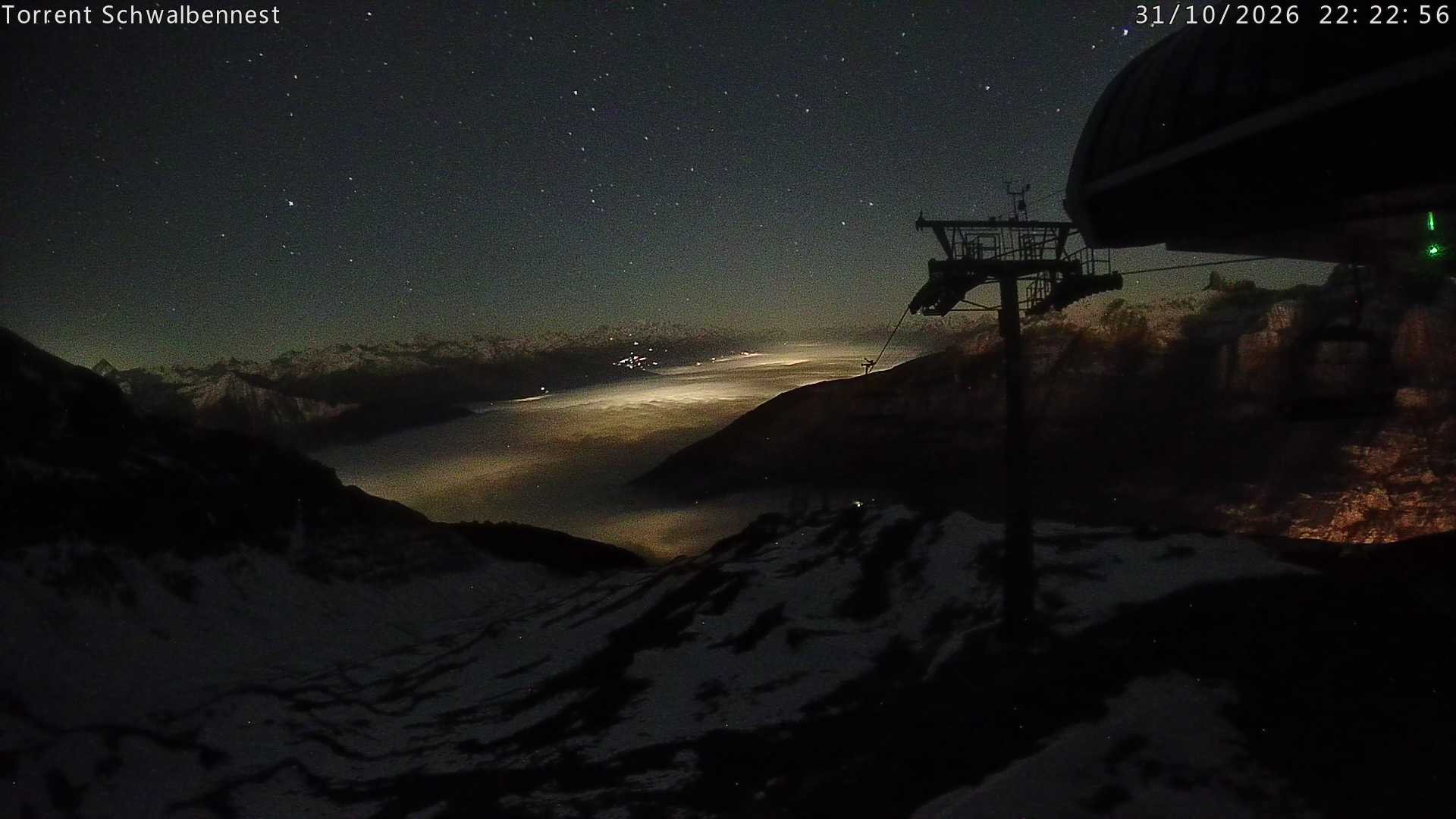Archived image Webcam Schwalbennest- Leukerbad