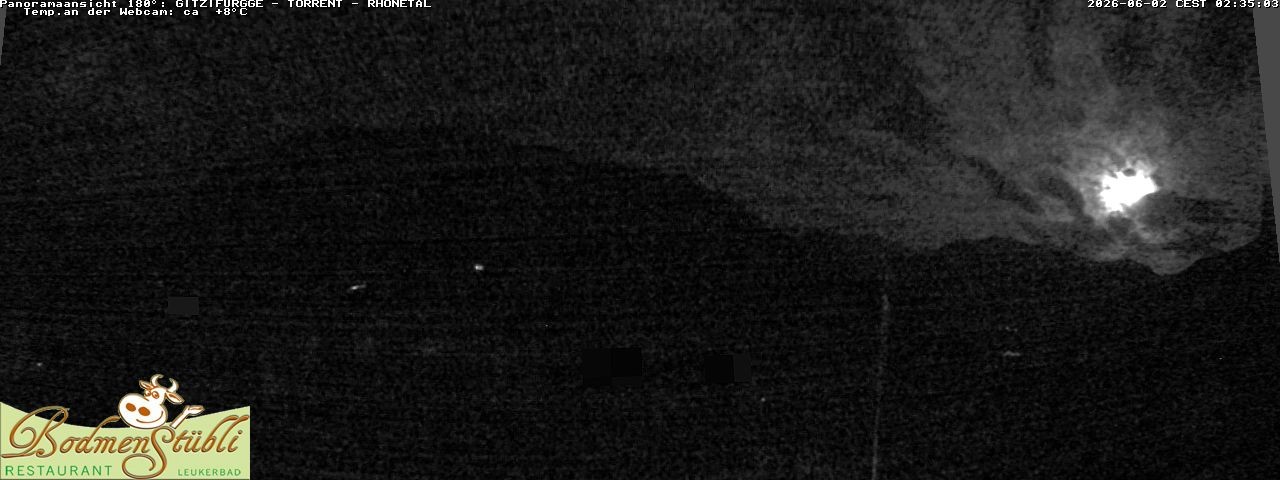 Archived image Webcam Restaurant Bodmenstübli in Bodmen, Leukerbad