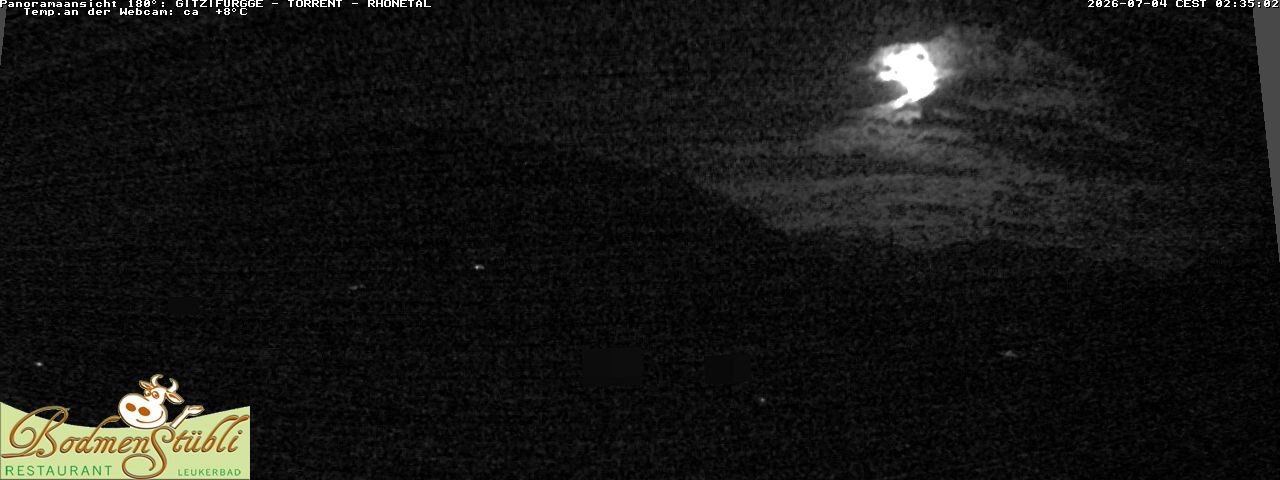 Archived image Webcam Restaurant Bodmenstübli in Bodmen, Leukerbad