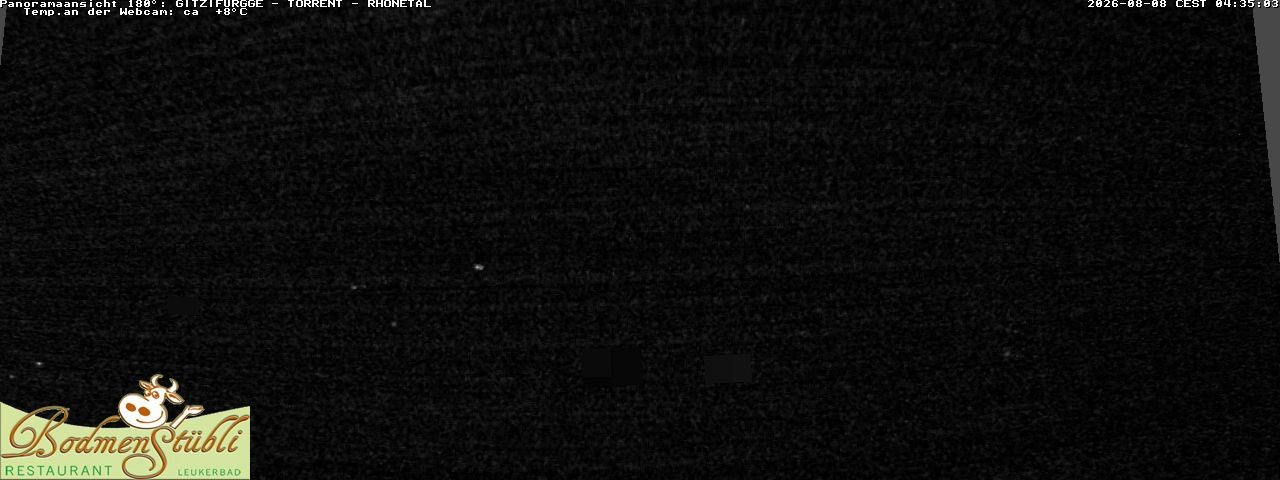 Archived image Webcam Restaurant Bodmenstübli in Bodmen, Leukerbad