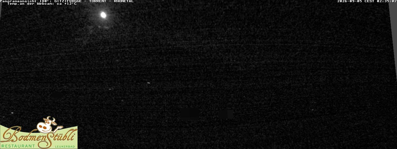 Archived image Webcam Restaurant Bodmenstübli in Bodmen, Leukerbad