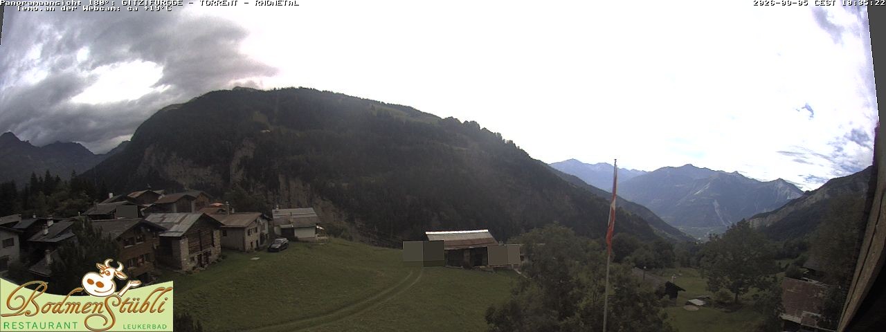 Archived image Webcam Restaurant Bodmenstübli in Bodmen, Leukerbad