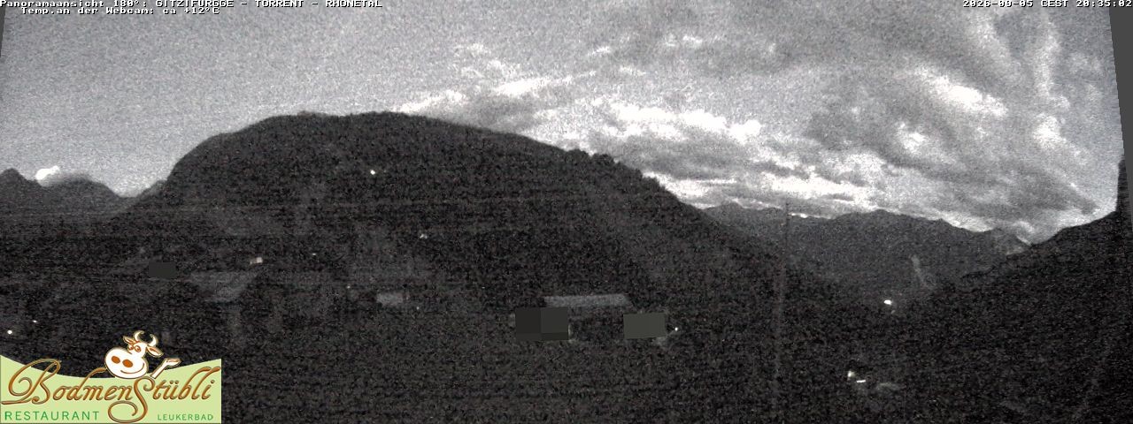 Archived image Webcam Restaurant Bodmenstübli in Bodmen, Leukerbad