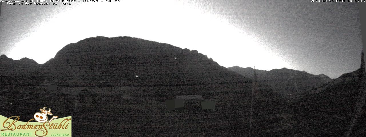Archived image Webcam Restaurant Bodmenstübli in Bodmen, Leukerbad