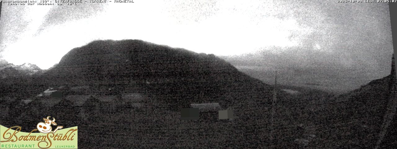 Archived image Webcam Restaurant Bodmenstübli in Bodmen, Leukerbad