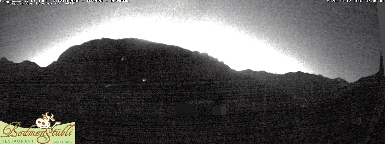 Archived image Webcam Restaurant Bodmenstübli in Bodmen, Leukerbad