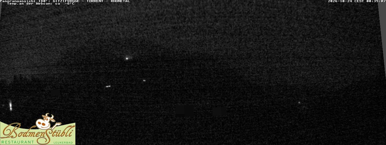 Archived image Webcam Restaurant Bodmenstübli in Bodmen, Leukerbad