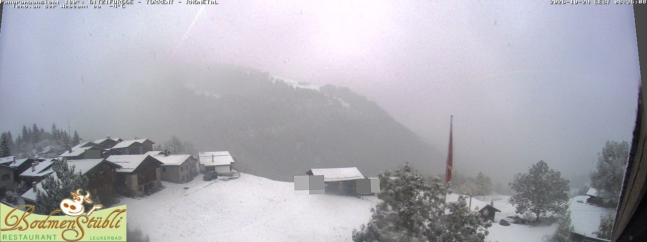 Archived image Webcam Restaurant Bodmenstübli in Bodmen, Leukerbad