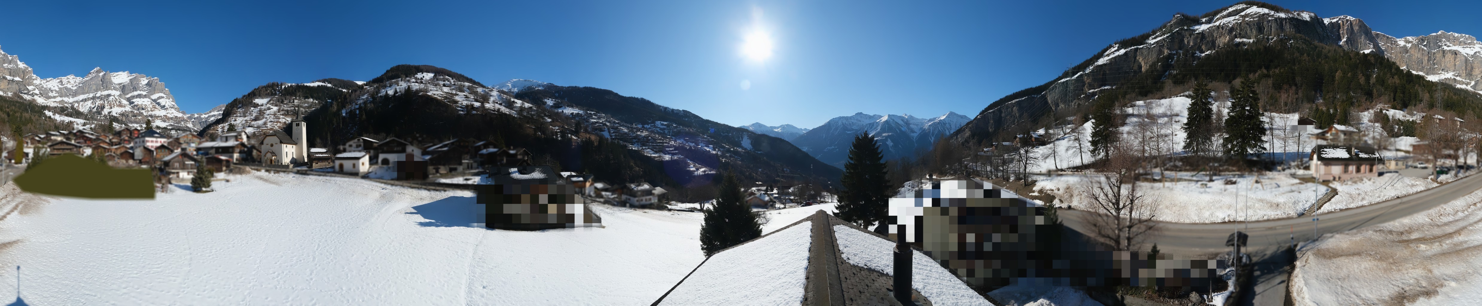Archiv Foto Webcam Leukerbad: Dorf Inden