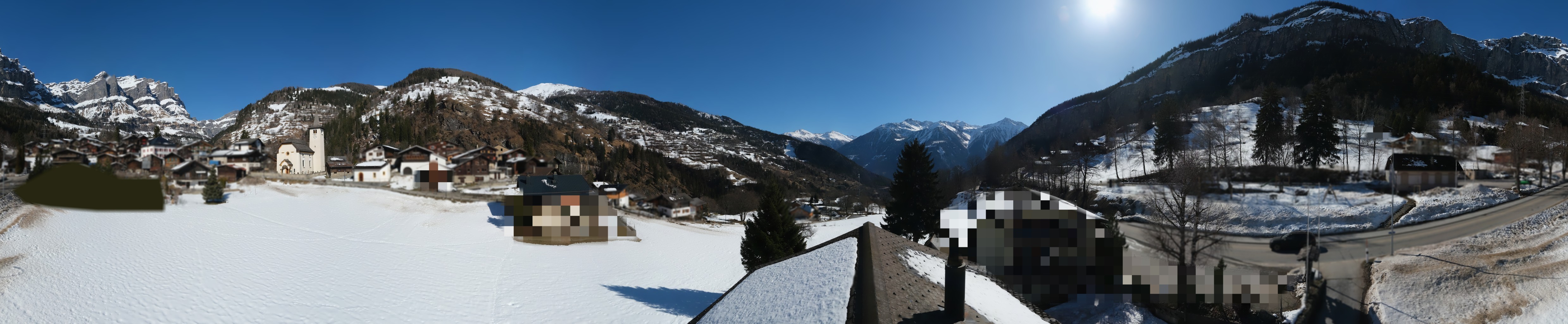 Archiv Foto Webcam Leukerbad: Dorf Inden