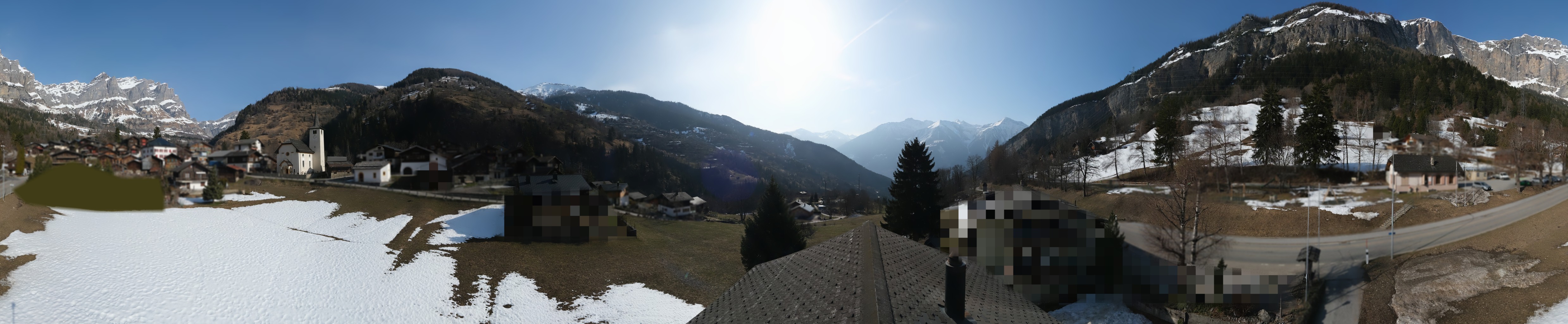 Archiv Foto Webcam Leukerbad: Dorf Inden