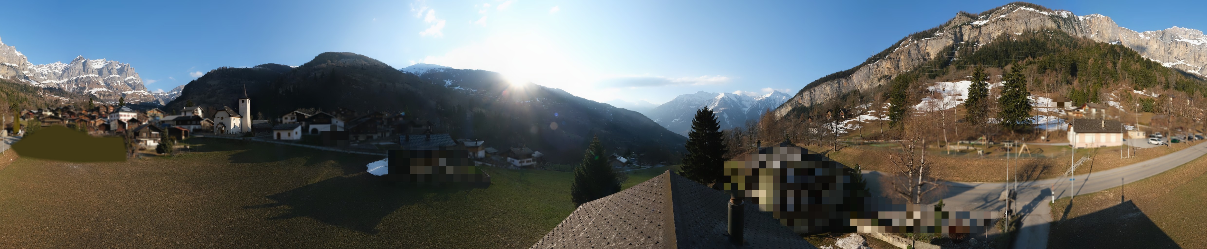 Archiv Foto Webcam Leukerbad: Dorf Inden