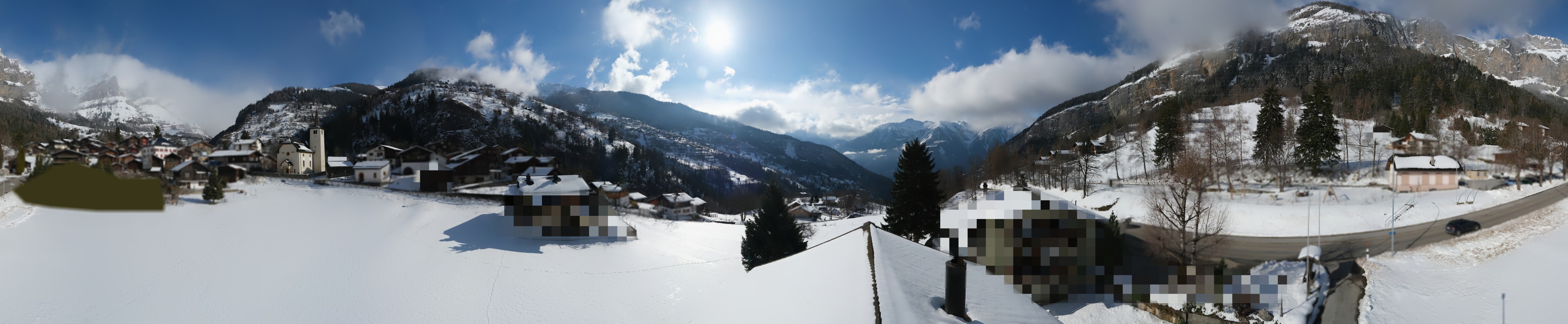 Archiv Foto Webcam Leukerbad: Dorf Inden