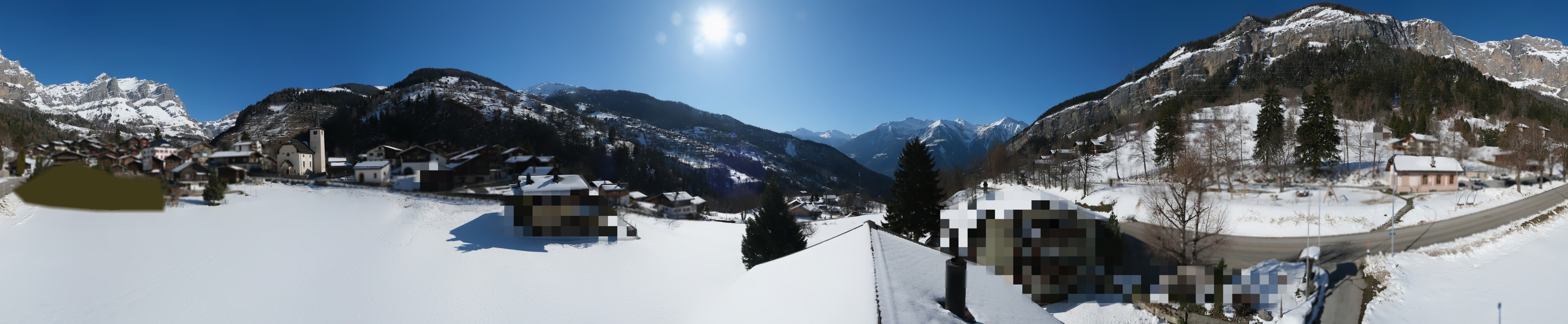 Archiv Foto Webcam Leukerbad: Dorf Inden