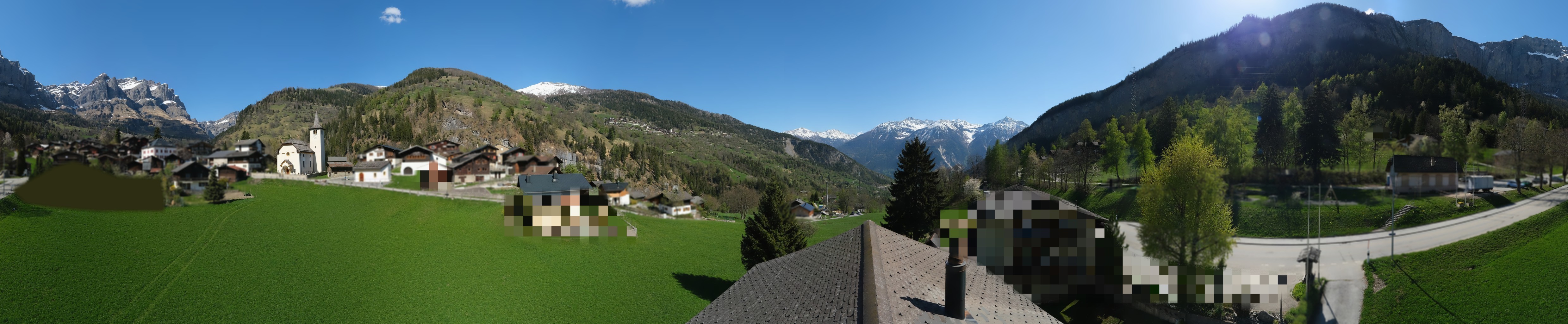 Archiv Foto Webcam Leukerbad: Dorf Inden