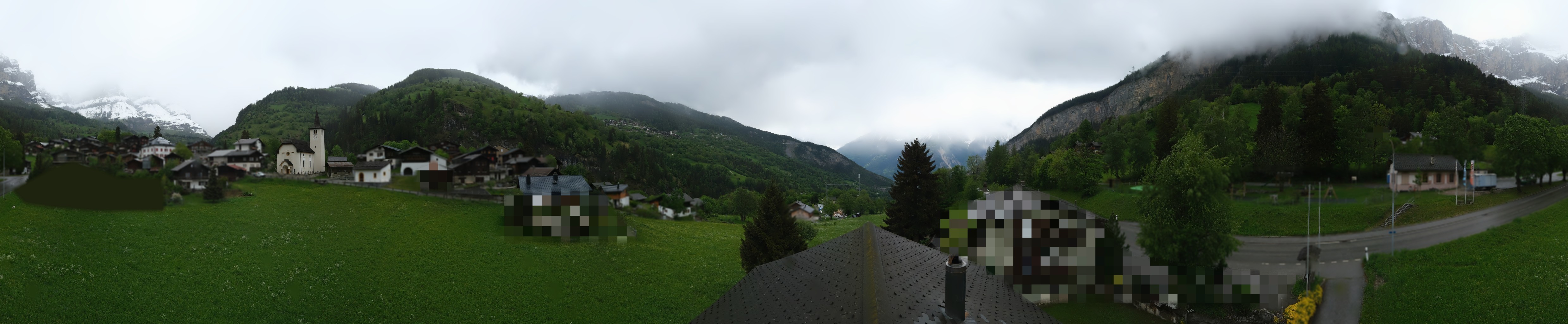 Archiv Foto Webcam Leukerbad: Dorf Inden